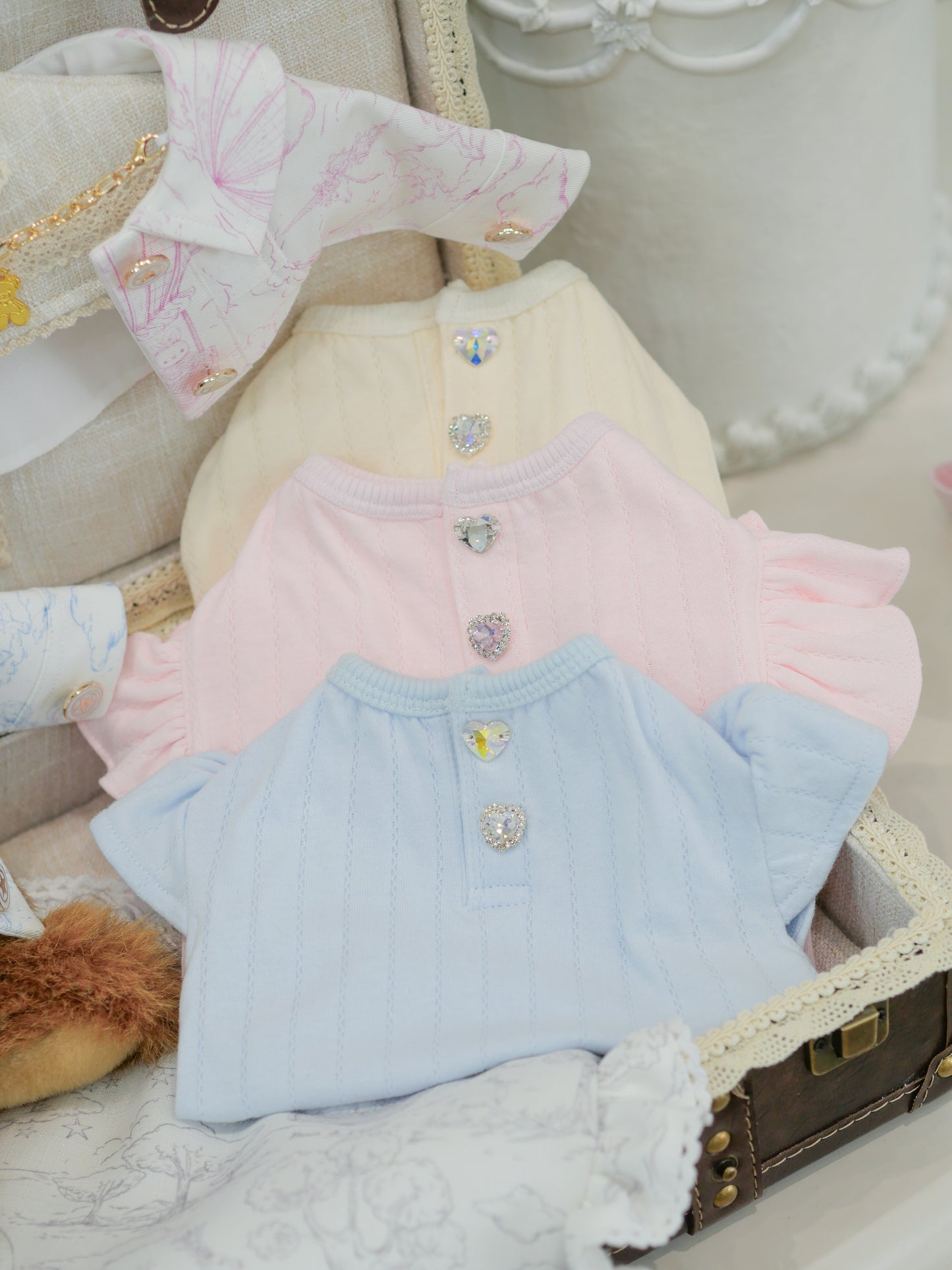 Anemone Jewel Tee - Blue